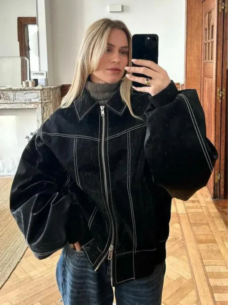 Klassisch Lederjacken - Sasha