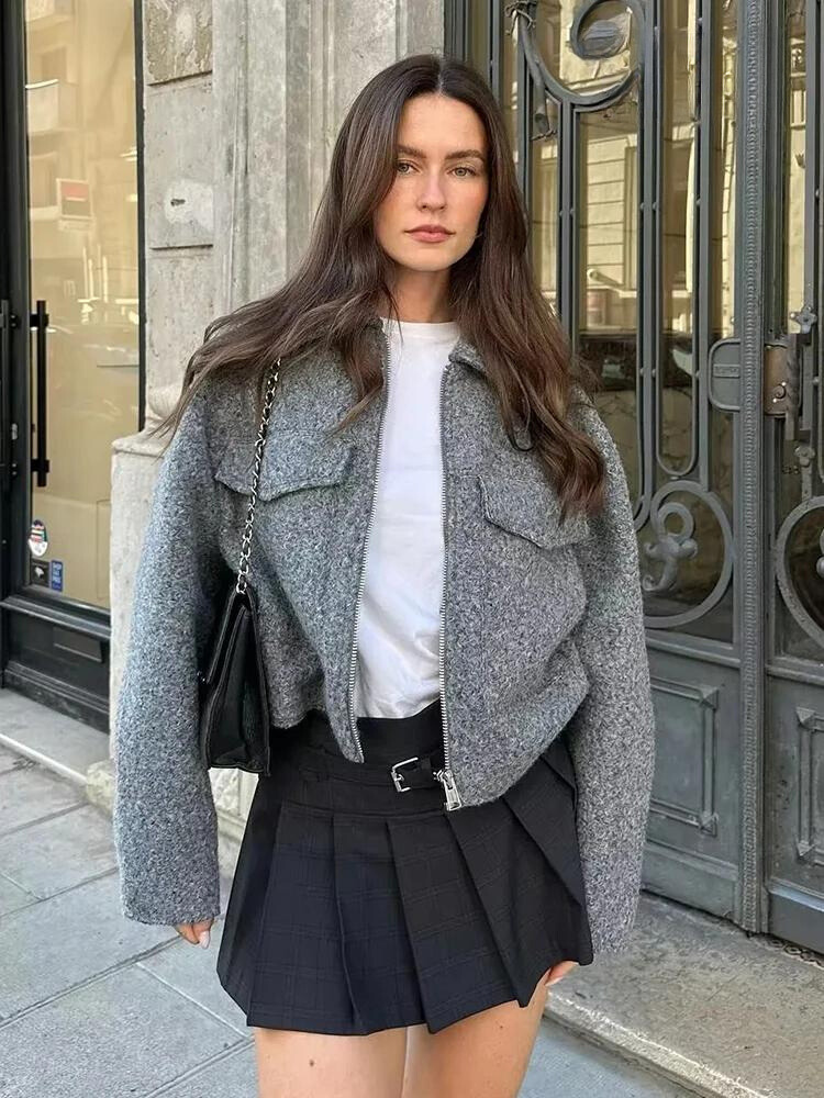 Calixta - Cityscape Stylische Kurzjacke
