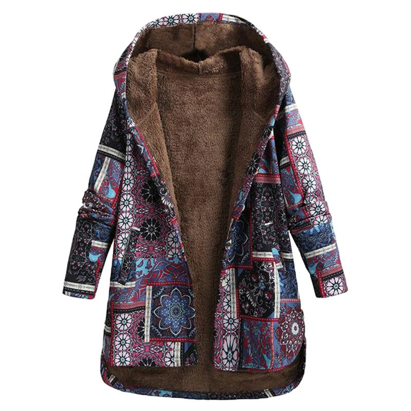 Kapuzenjacke Florale - Camryn