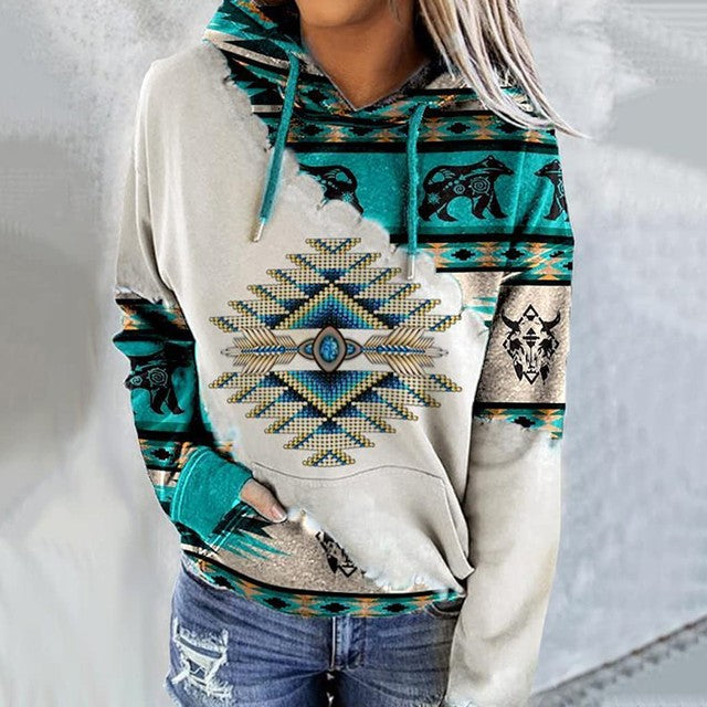 Beau - Langärmeliger Kapuzenpullover