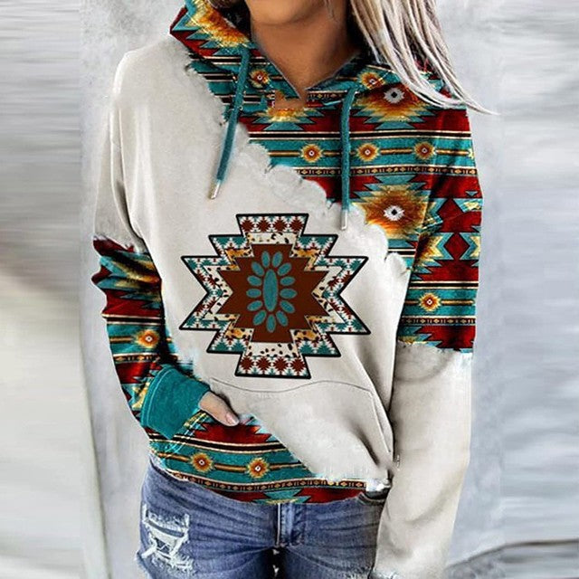 Beau - Langärmeliger Kapuzenpullover