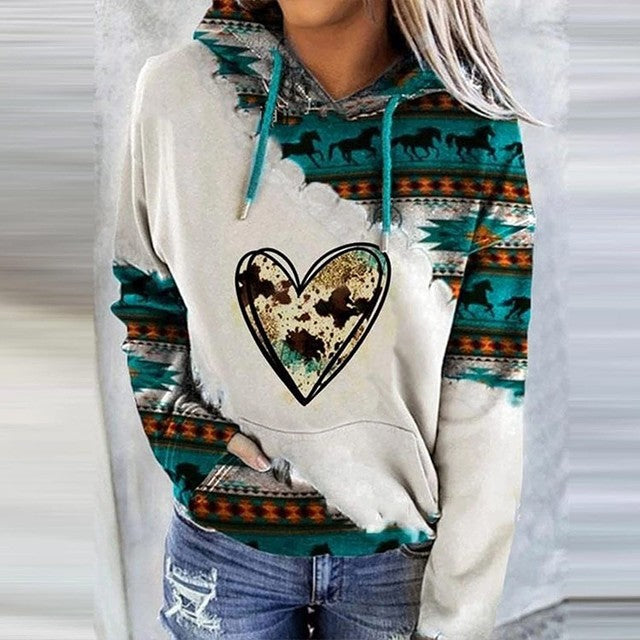 Beau - Langärmeliger Kapuzenpullover