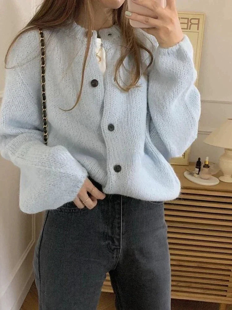 Chazzy - Damen-Strickjacke mit weicher Struktur