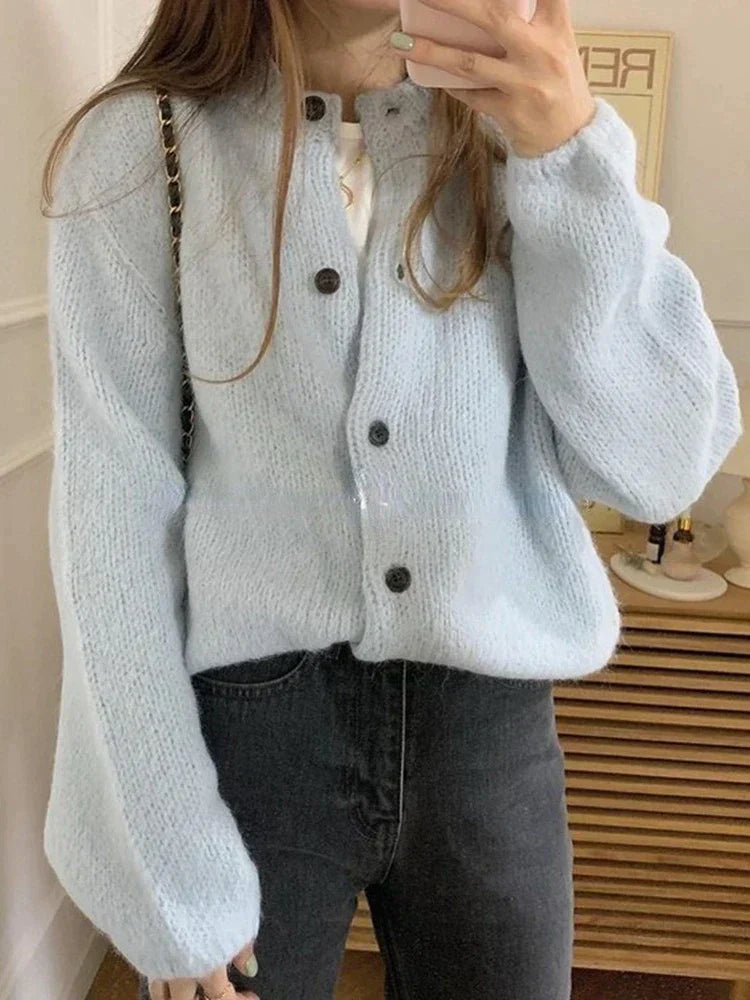 Chazzy - Damen-Strickjacke mit weicher Struktur