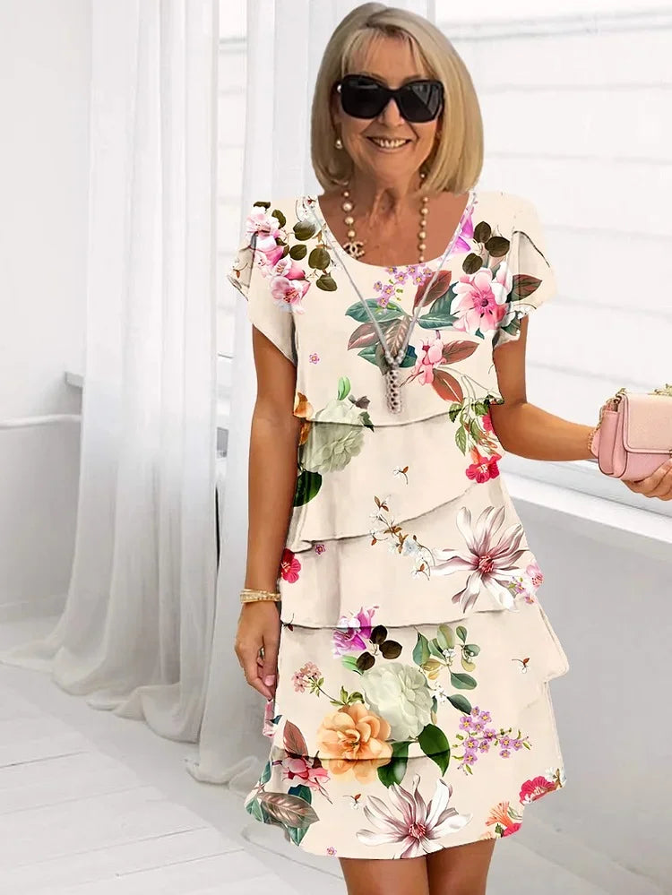 Elina Blumen-Kleid