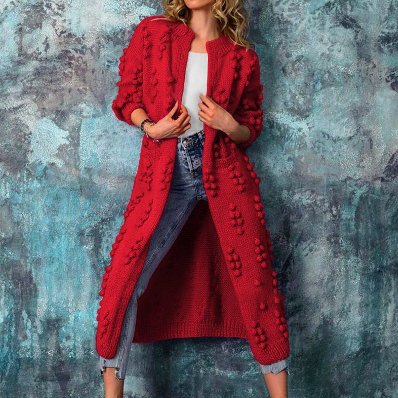 "Annabel" Lässige Longstrickjacke