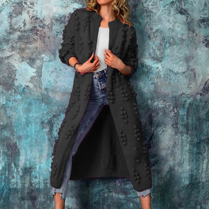 "Annabel" Lässige Longstrickjacke