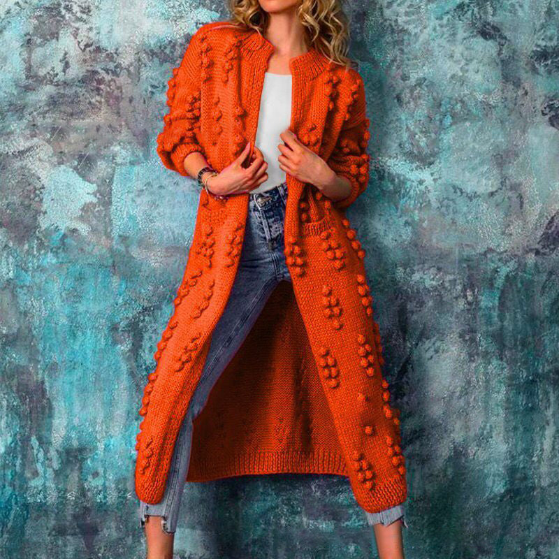 "Annabel" Lässige Longstrickjacke