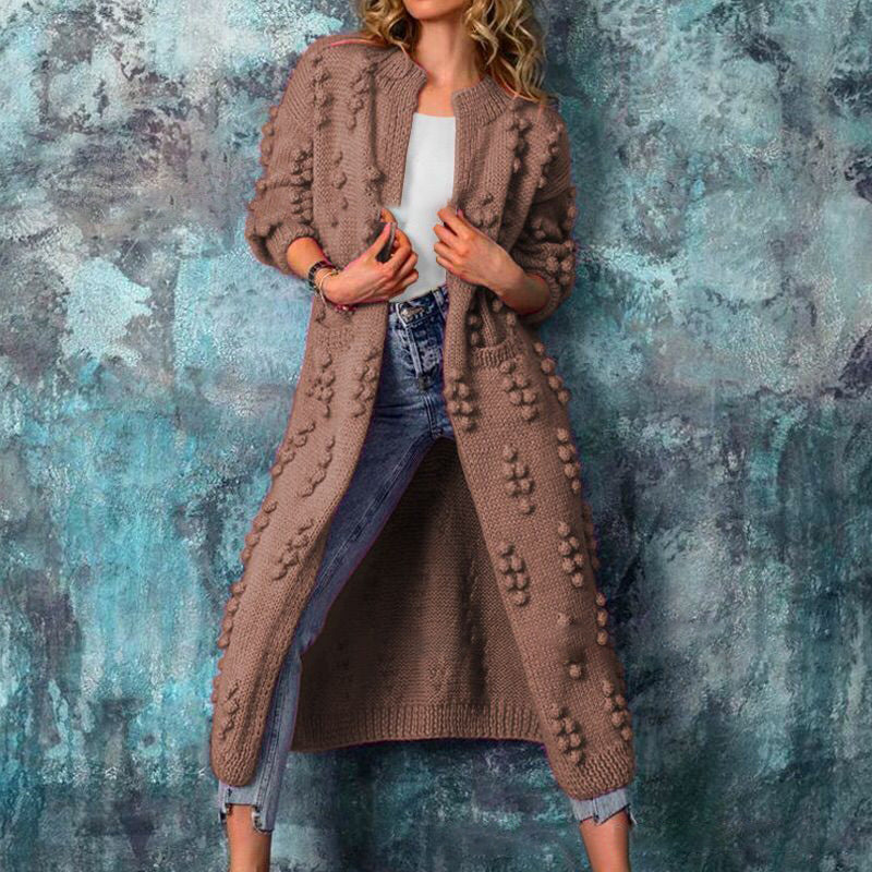 "Annabel" Lässige Longstrickjacke