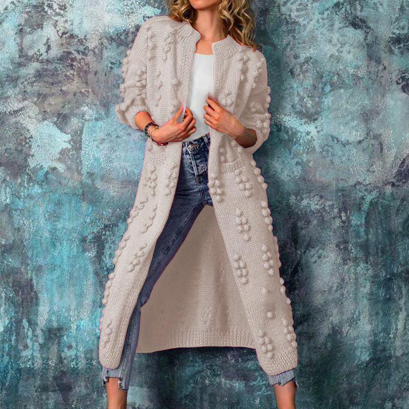 "Annabel" Lässige Longstrickjacke