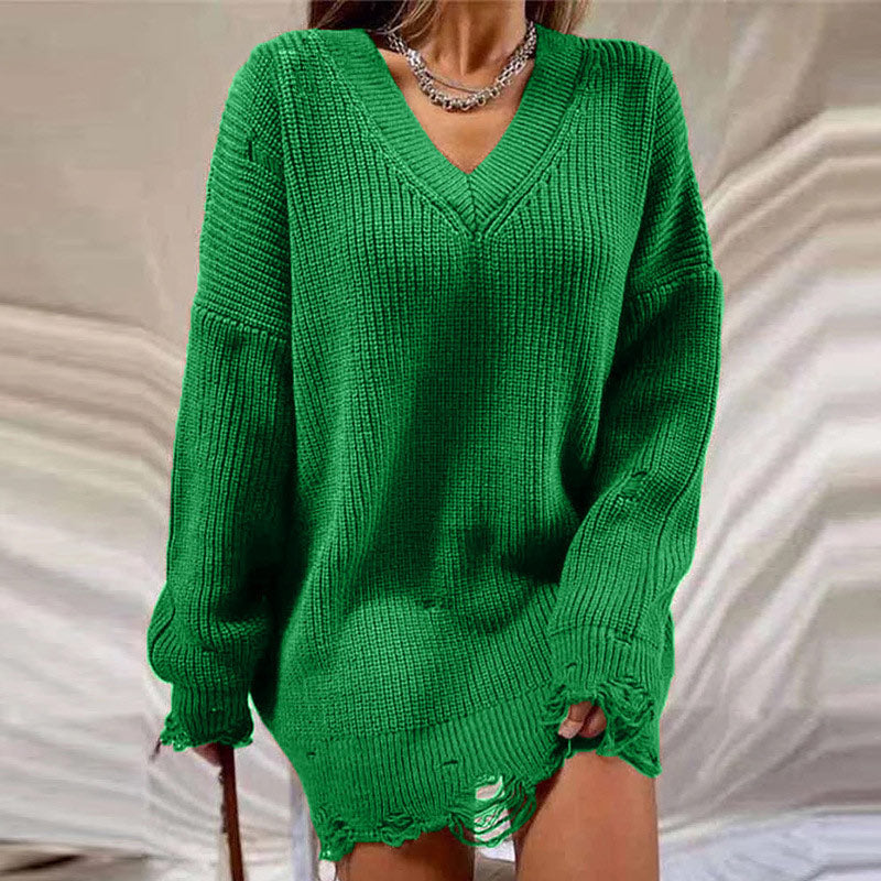 Ein bequemes Loungewear-Pulloverkleid - Tess