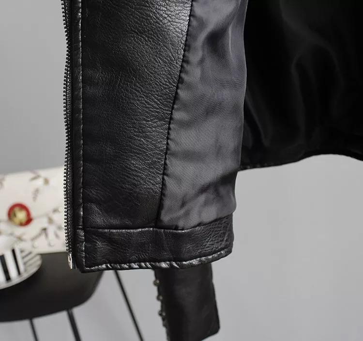 "Lina" Lederjacke mit Blumenprint