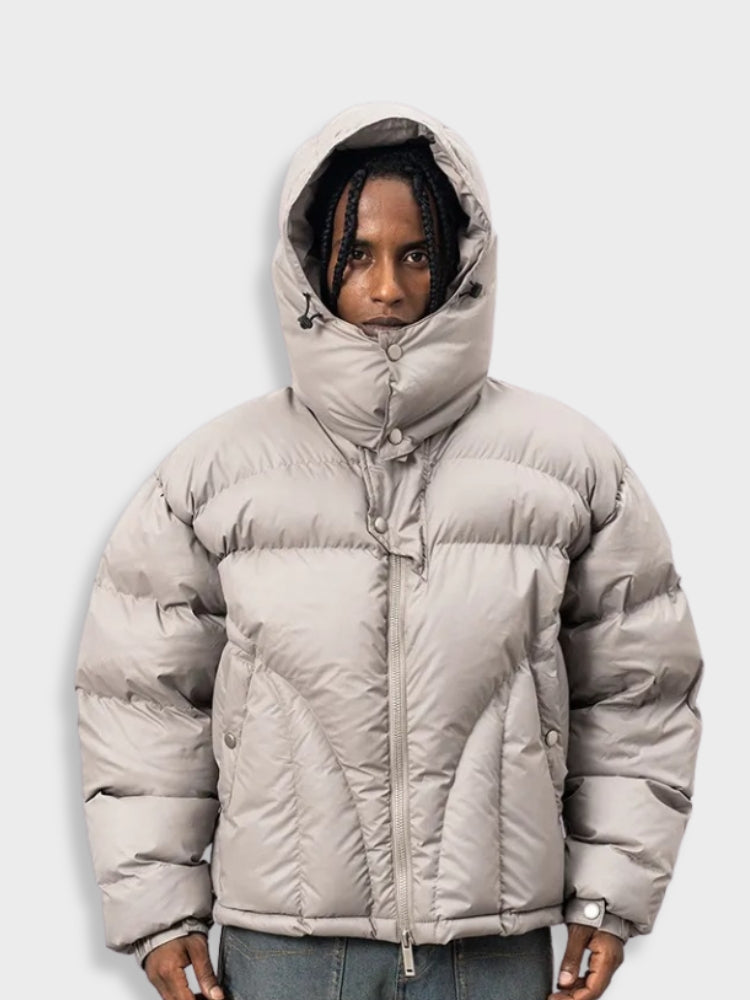 Niko | Herren Winter Puffer Parka Kapuze Jacke | Warme
