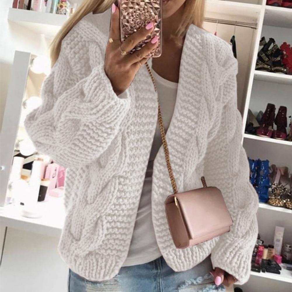 "Stella" Kurze Strickjacke