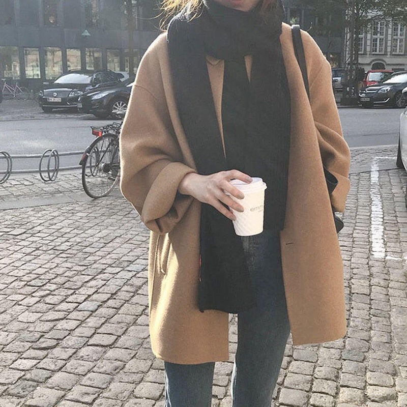 "Nina" Kurzer Mantel