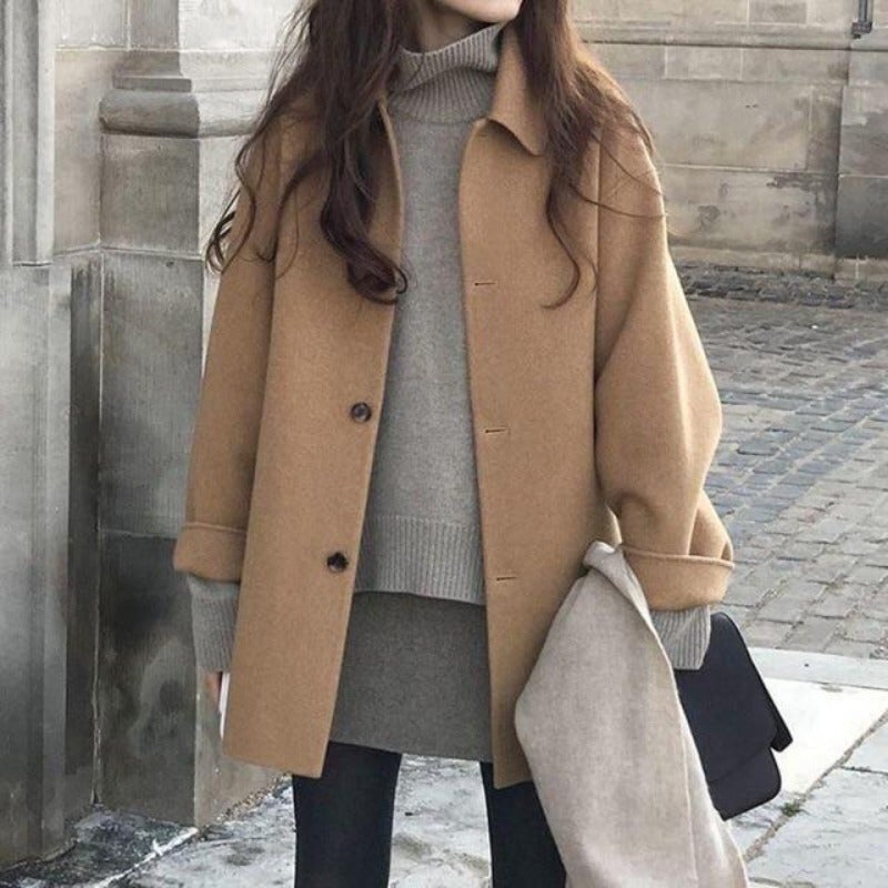 "Nina" Kurzer Mantel