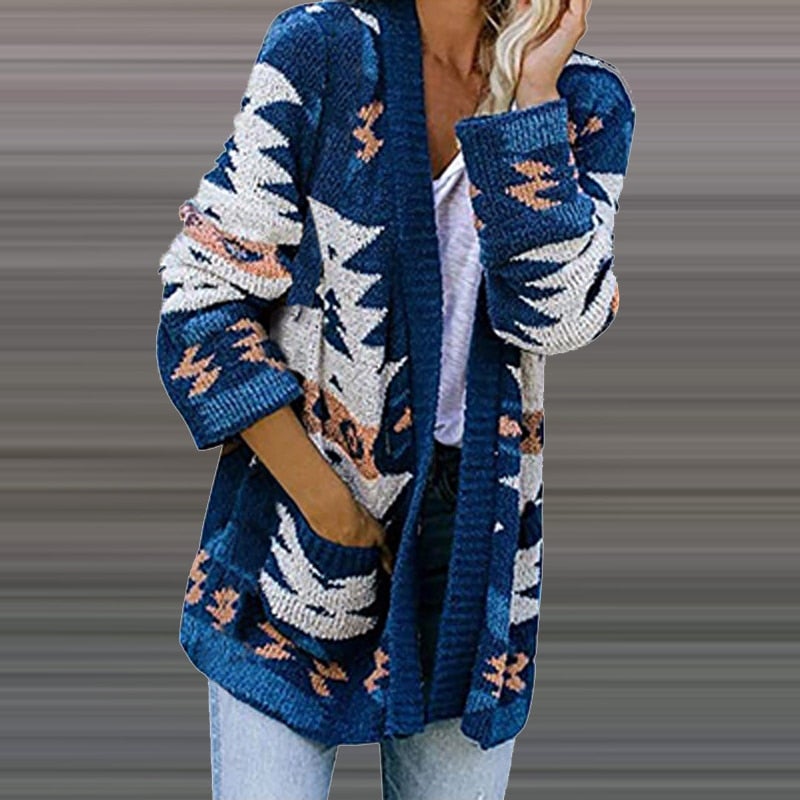 "Melania" Modische Strickjacke