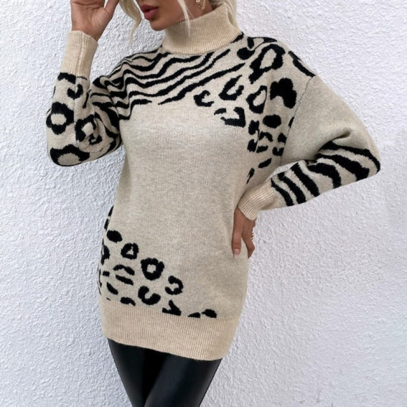 "Alisia" Lässiger Musterpulli