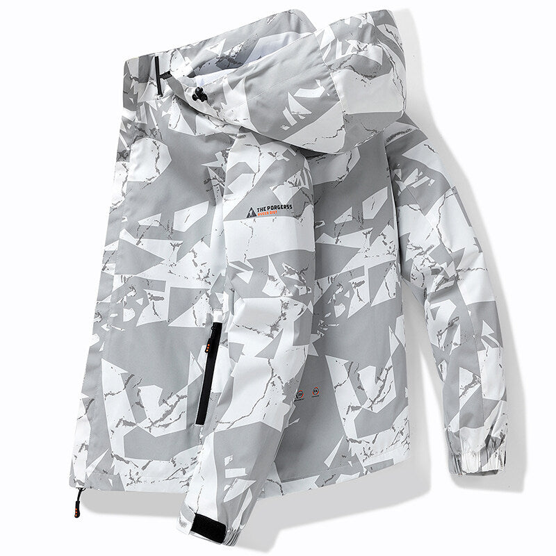 Stylische Skijacke für Herren | Mit Kapuze