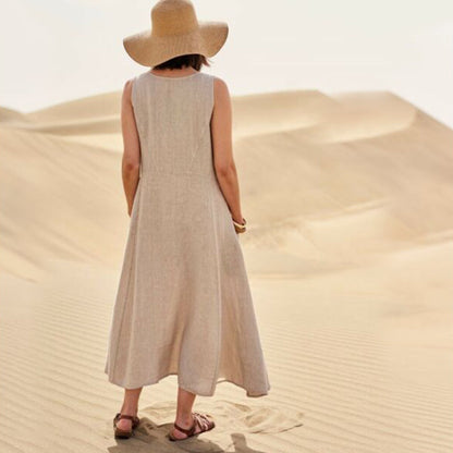 ✨💐Lockeres ärmelloses Kleid für Frauen