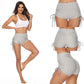 Yogahose, Bubble-Shorts mit Schleife