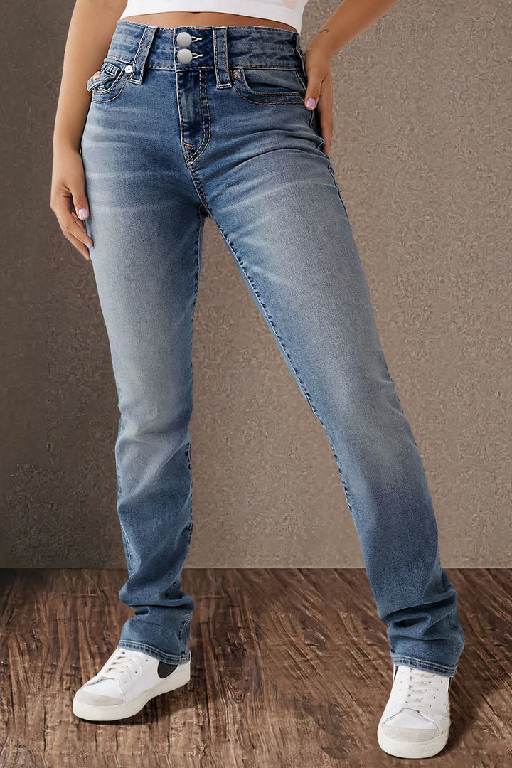 Chloey | Gerade geschnittene Jeans für Damen