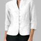 Brynna | Hochwertige Damen Bluse mit Stehkragen