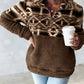 Gemusterter Fleece-Pullover – Warmer Stil mit gemütlichem Selbstvertrauen