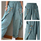 Lässige Hose mit mehreren Taschen und Knöpfen