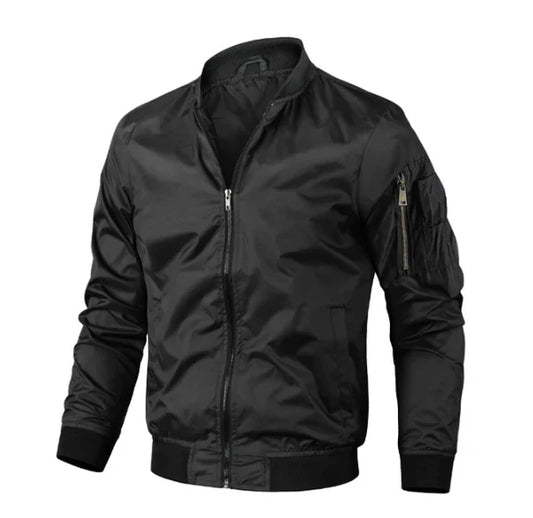 Bomberjacke Mit Reißverschluss Für Herren | Lässig