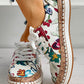 Blumen Vulkanisierte Schuhe für Damen