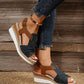 Simone - Komfortable Damen Sandalen mit Keilabsatz