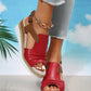 Simone - Komfortable Damen Sandalen mit Keilabsatz
