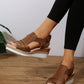 Simone - Komfortable Damen Sandalen mit Keilabsatz
