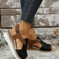 Simone - Komfortable Damen Sandalen mit Keilabsatz
