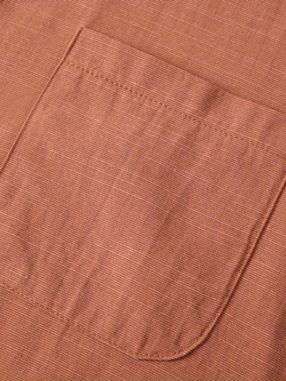 Elijah – kurzarmhemd mit umgedrehtem kragen und knopfleiste