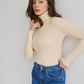 Klassischer Rollkragenpullover für Damen | Lässig