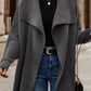 Johanna | Einfarbiger grauer Pullover