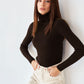 Klassischer Rollkragenpullover für Damen | Lässig