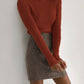 Klassischer Rollkragenpullover für Damen | Lässig
