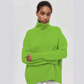 Kurzarm-Rollkragenpullover – Kühne Eleganz mit modernem Flair