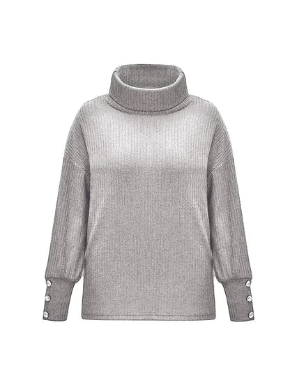 Iya | Damen Rollkragen Pullover | Warme