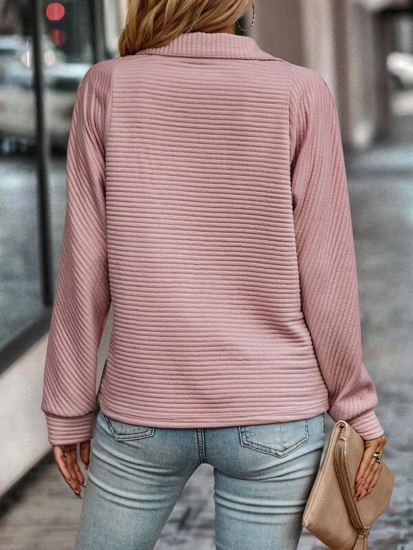 Pullover mit Viertelreißverschluss – Müheloser Stil mit moderner Leichtigkeit