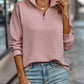 Pullover mit Viertelreißverschluss – Müheloser Stil mit moderner Leichtigkeit