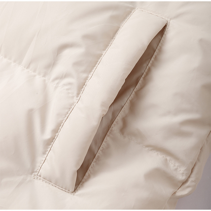 Gefütterte lange Daunenjacke - Elvira