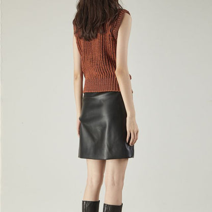 Rudy - Gestrickte Weste mit Kettenverzierung