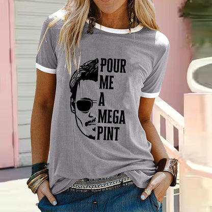 Bedrucktes T-Shirt für Damen