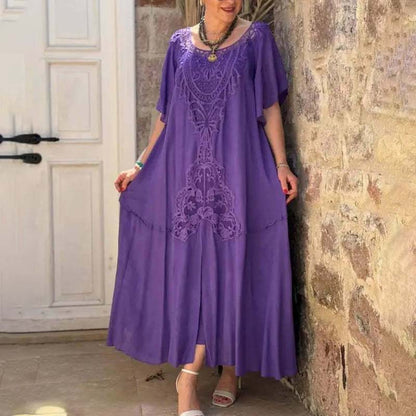 Neues lockeres Damenkleid in Übergröße