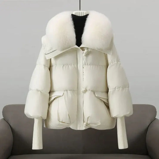 HANNAH | Luxuriöse Winterjacke mit Pelzkragen