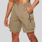 Jan - Herren Cargoshorts in Grau